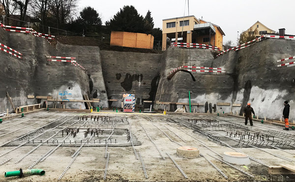 Baumeisterarbeiten, Erdarbeiten, Wohngebäude Hochbau, Trüssel AG Bauunternehmung