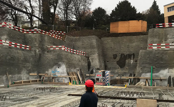 Baumeisterarbeiten, Erdarbeiten, Wohngebäude Hochbau, Trüssel AG Bauunternehmung