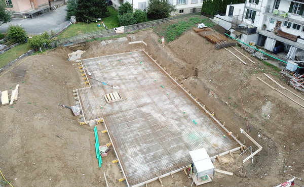 Erdarbeiten, Baumeisterarbeiten, Umgebungsarbeiten, Fundament