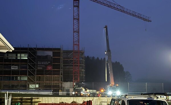 Baufortschritt Biofarm in Huttwil