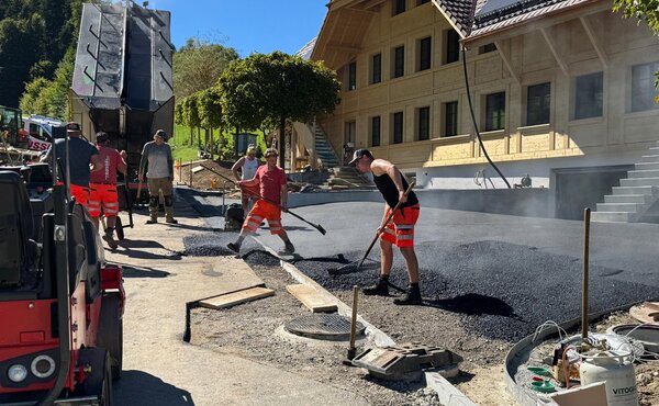 Belagsarbeiten Roggengratbad