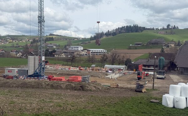 Neubau Laufstall in Rohrbach