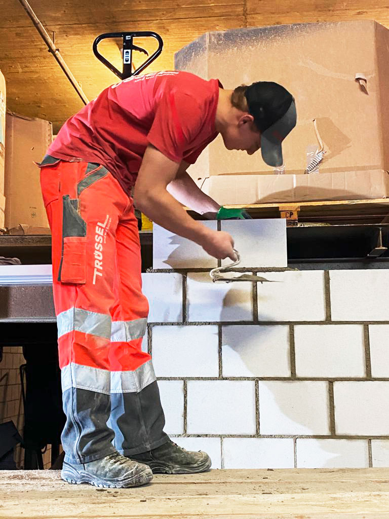 Kalksandsteinmauer